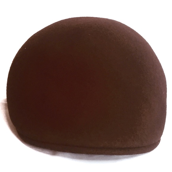 Brown Wool KANGOL Carimac Cap Hat, Medium - Picture 2 of 5